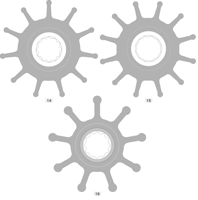 ICP Impeller Kit 90+ B - International Comfort Products OEM Replacement Furnace Blower Wheel Assembly
